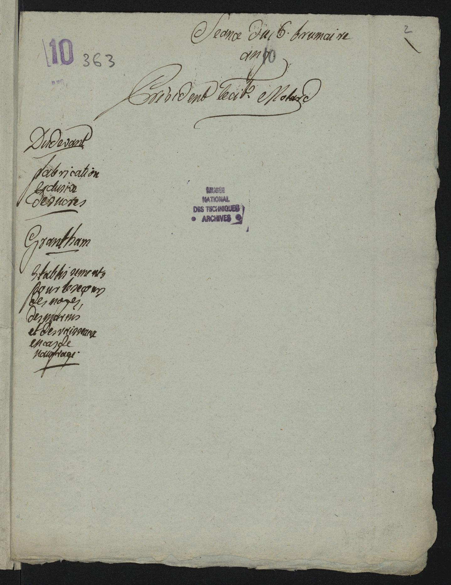 Page de titre du 10_363