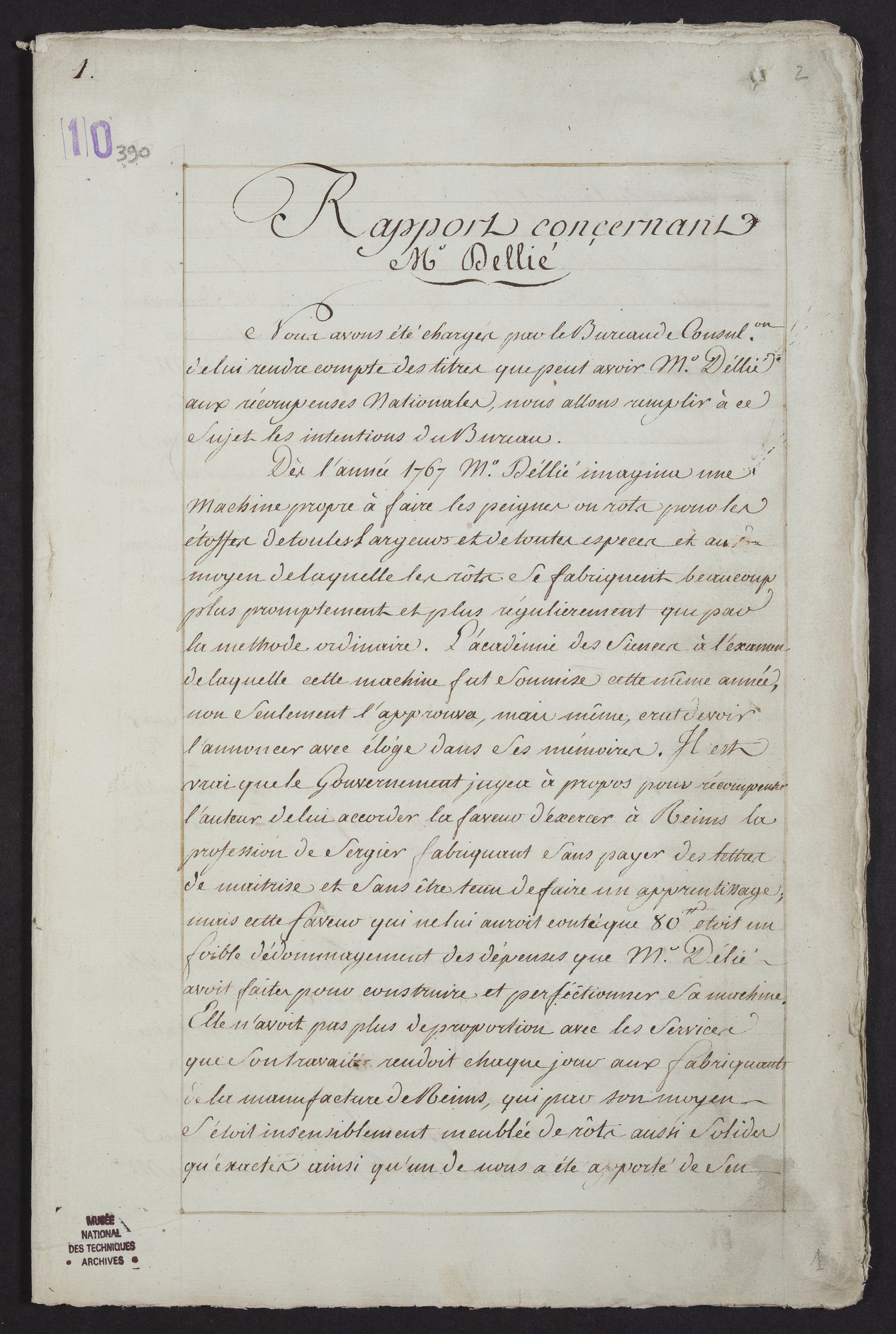 Page de titre du 10_390