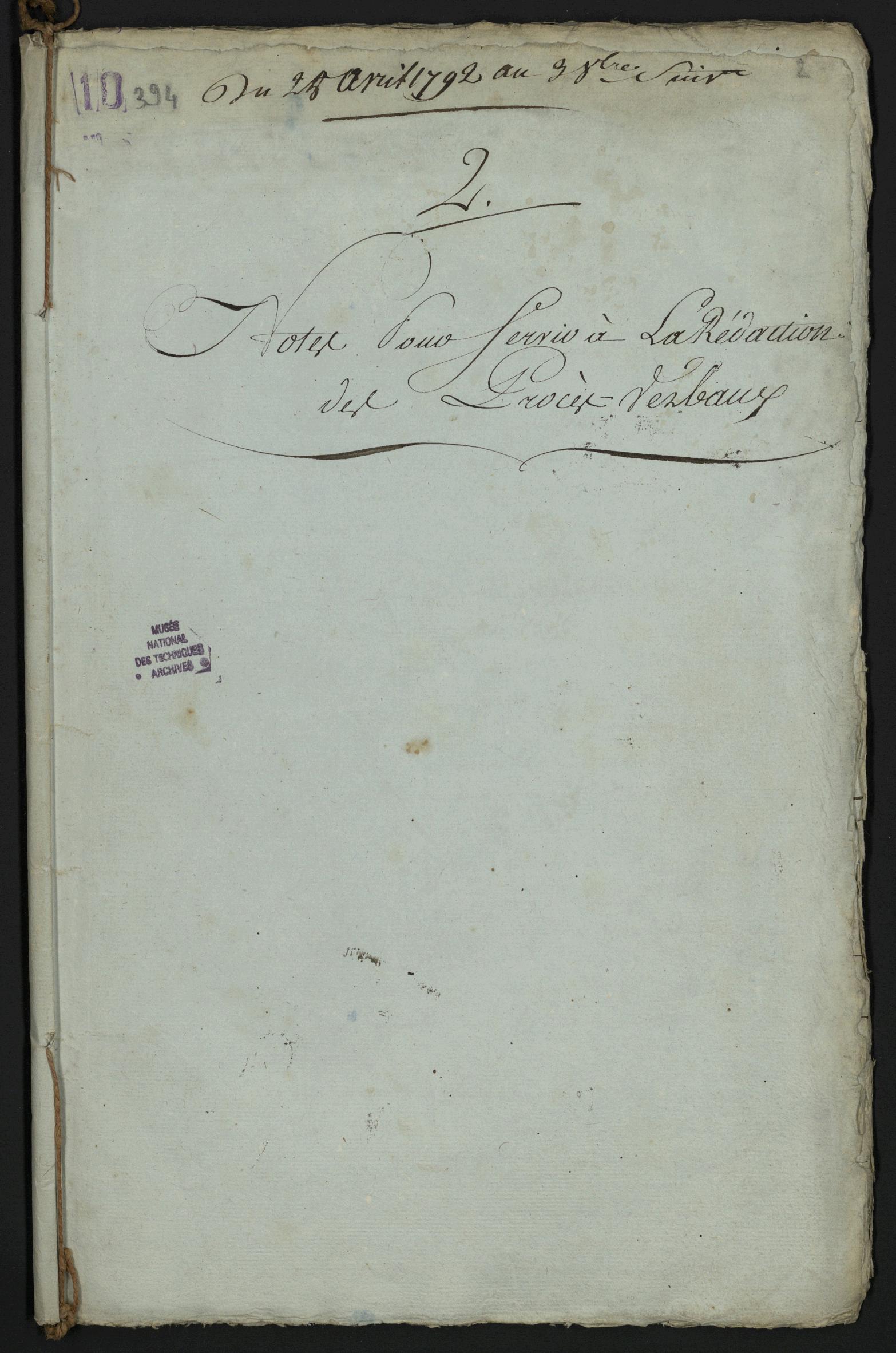 Page de titre du 10_394