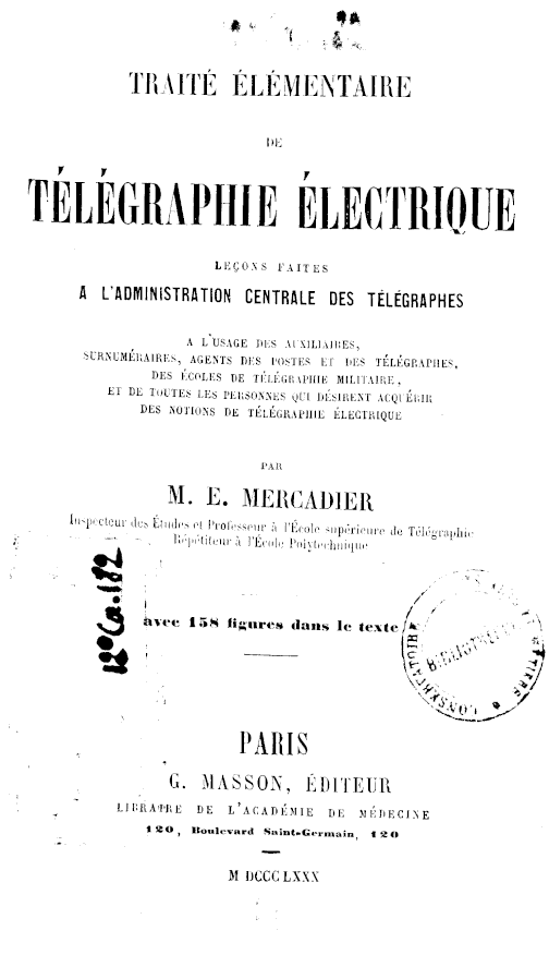 Page de titre du 12CA182