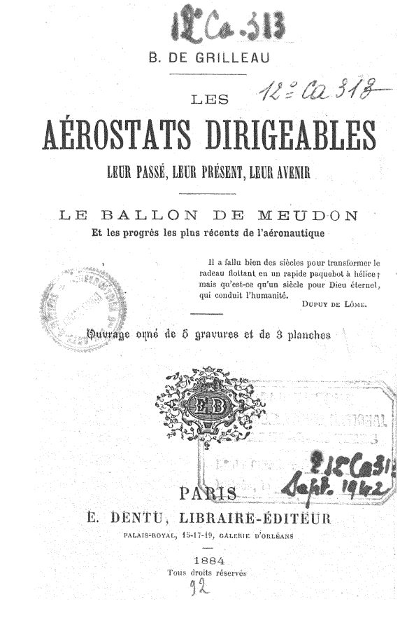 Page de titre du 12CA313