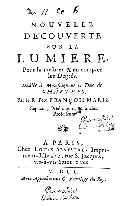 Page de titre du 12CE6