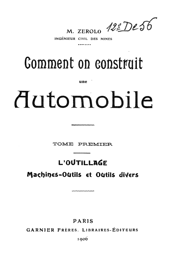 Page de titre du 12DE56.1