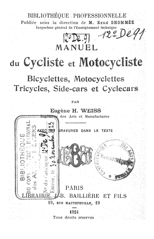 Page de titre du 12DE91