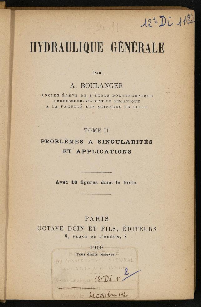 Page de titre du 12DI11.2