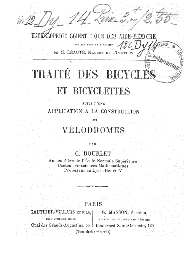 Page de titre du 12DY14