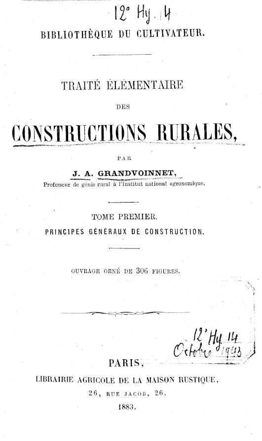 Page de titre du 12HY14