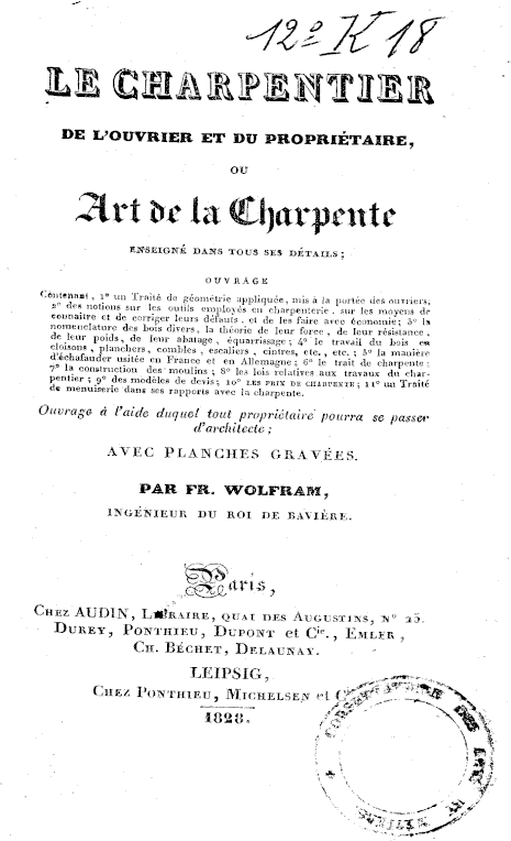 Page de titre du 12K18