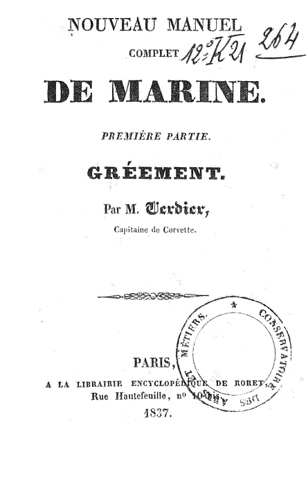 Page de titre du 12K21.264-1