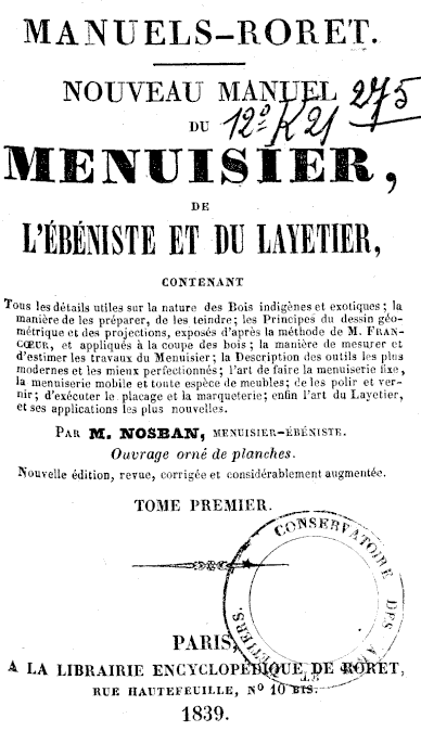 Page de titre du 12K21.275.1