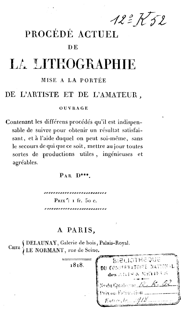 Page de titre du 12K52