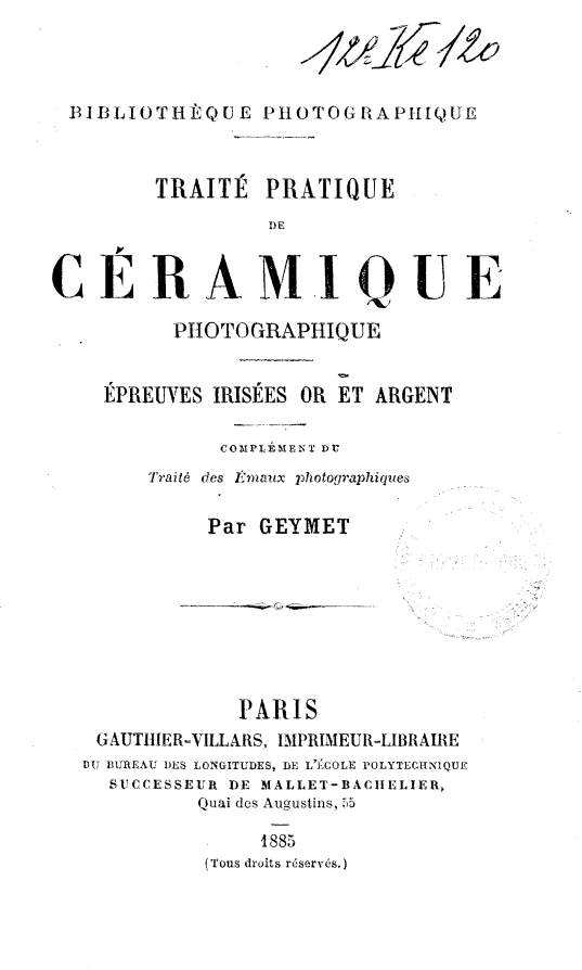 Page de titre du 12KE120