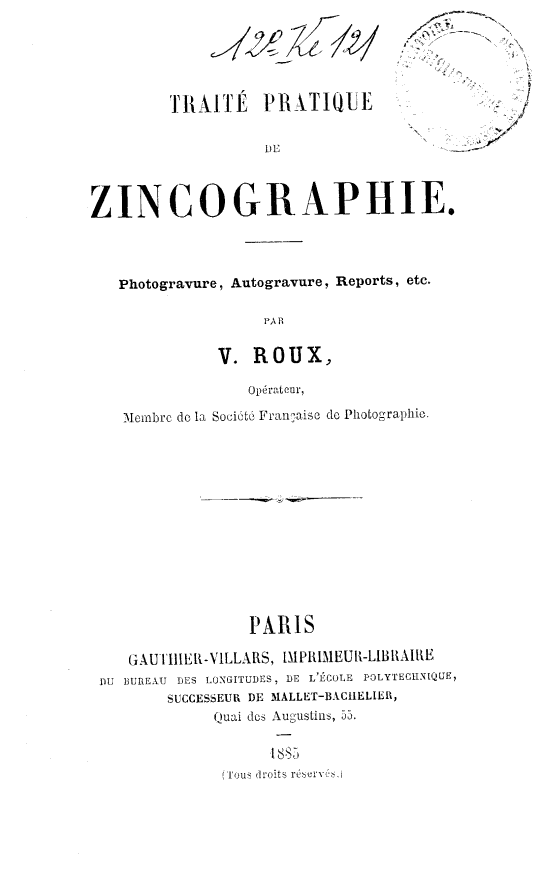 Page de titre du 12KE121