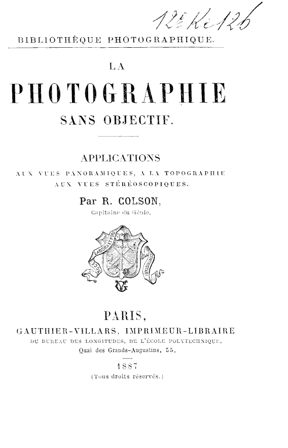 Page de titre du 12KE126