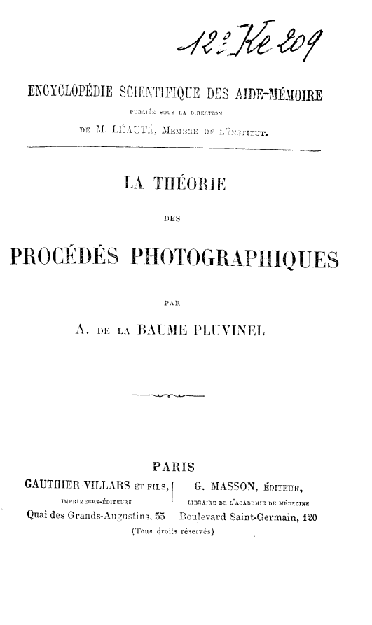 Page de titre du 12KE209