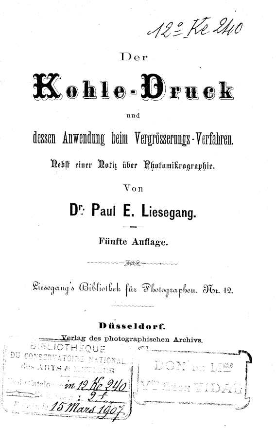 Page de titre du 12KE240