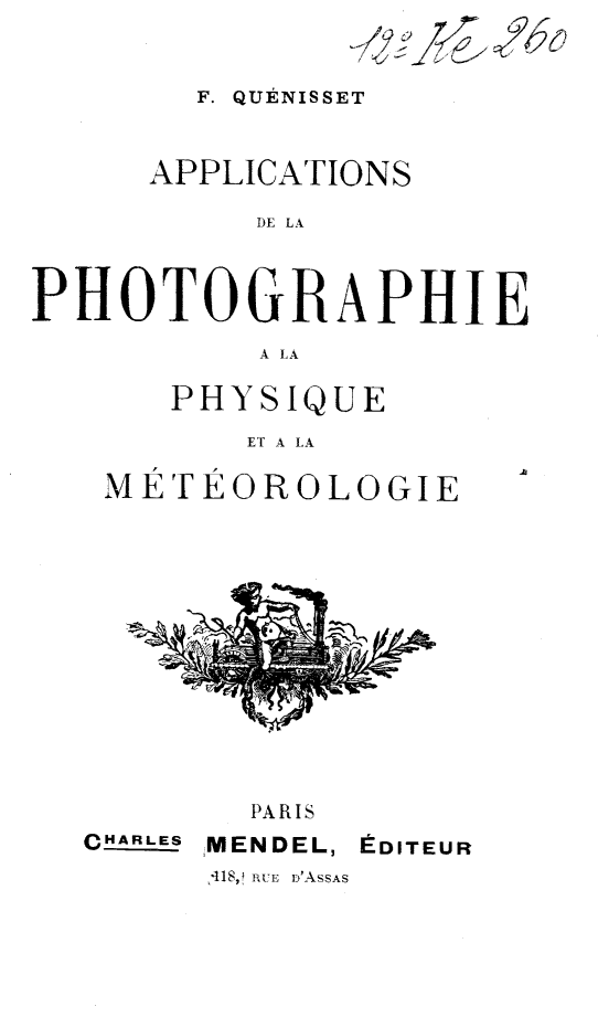 Page de titre du 12KE260