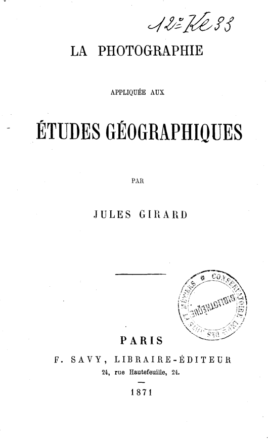 Page de titre du 12KE33