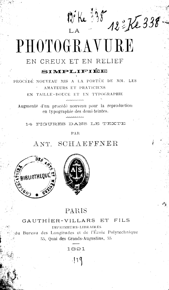 Page de titre du 12KE338