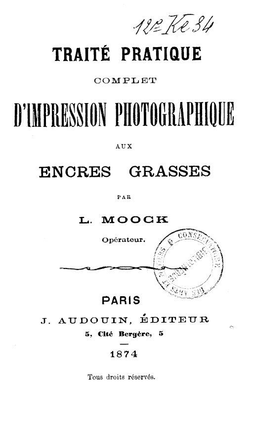 Page de titre du 12KE34