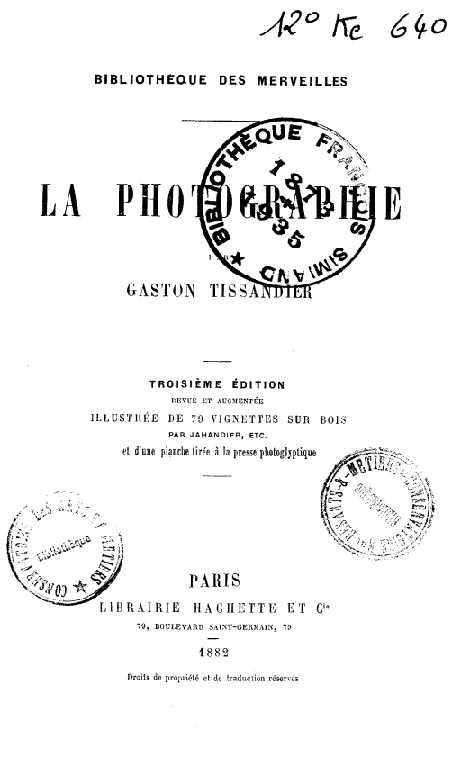 Page de titre du 12KE640