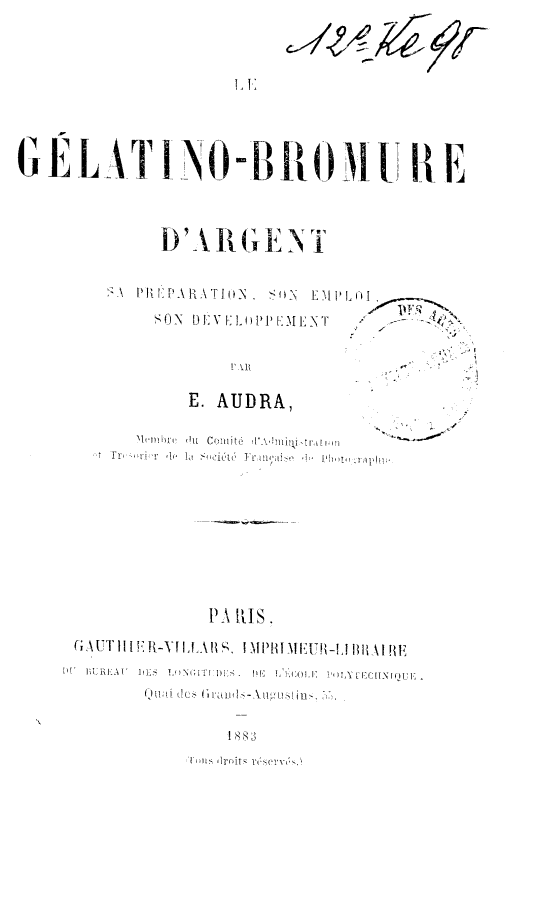 Page de titre du 12KE98