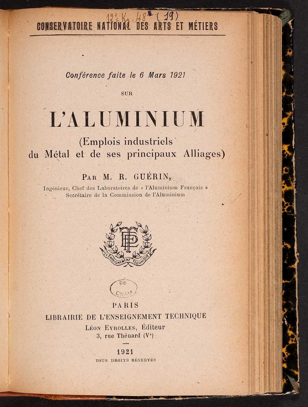 Page de titre du 12KY48.19