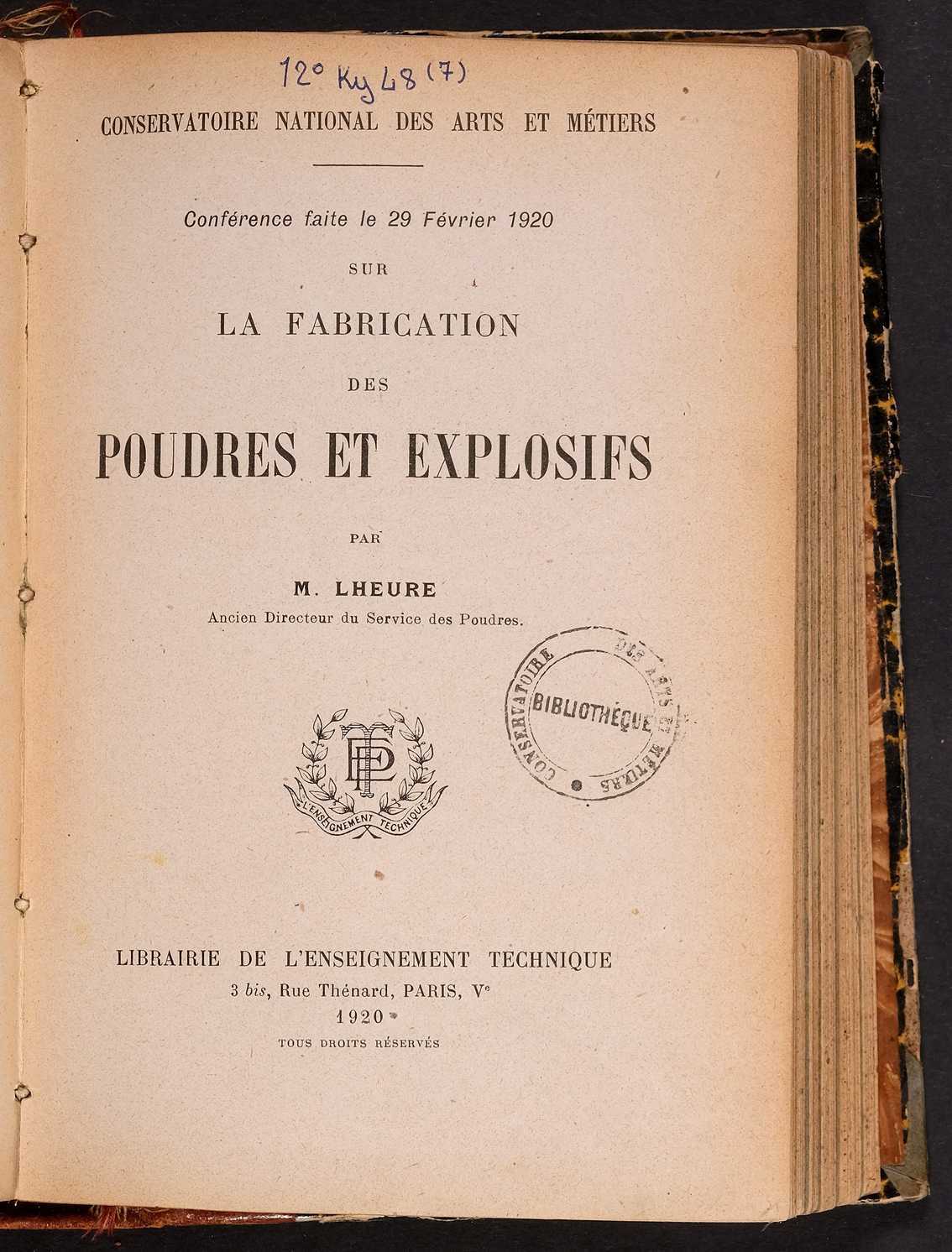 Page de titre du 12KY48.7