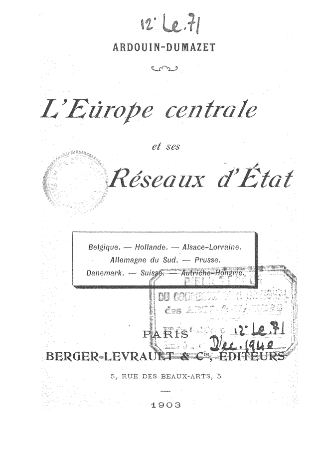 Page de titre du 12LE71