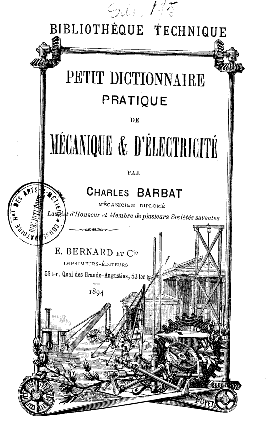 Page de titre du 12SAR195