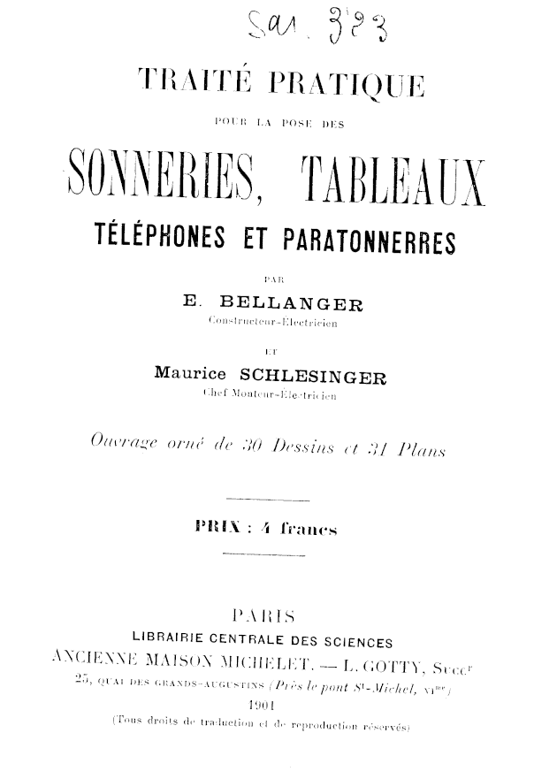 Page de titre du 12SAR323