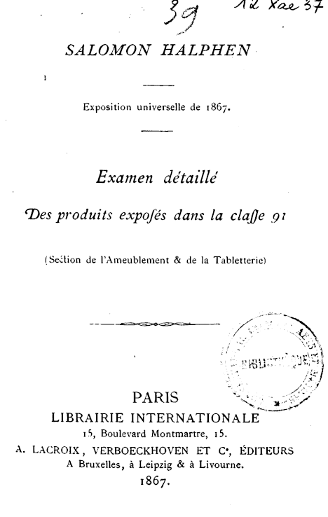 Page de titre du 12XAE36