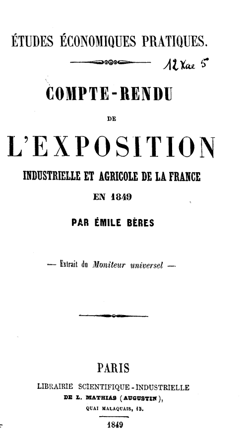 Page de titre du 12XAE5