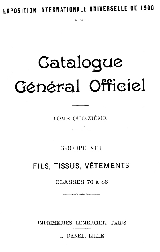 Page de titre du 12XAE54.15