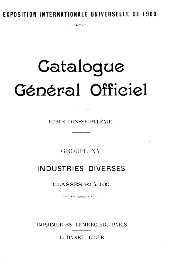 Page de titre du 12XAE54.17