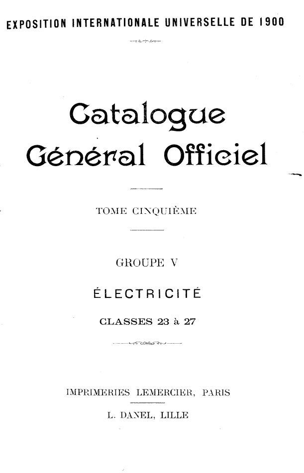 Page de titre du 12XAE54.5