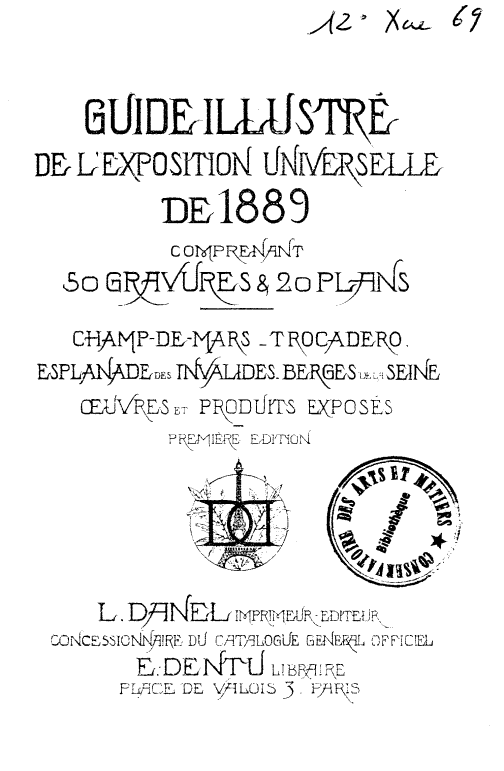 Page de titre du 12XAE69