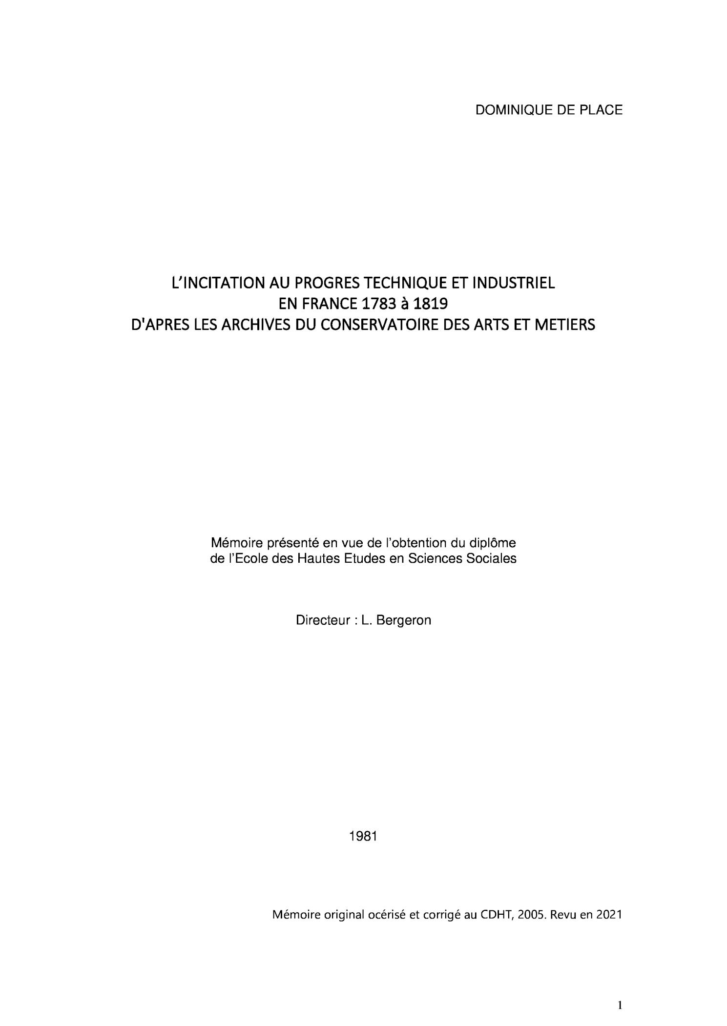 Page de titre du 4B314