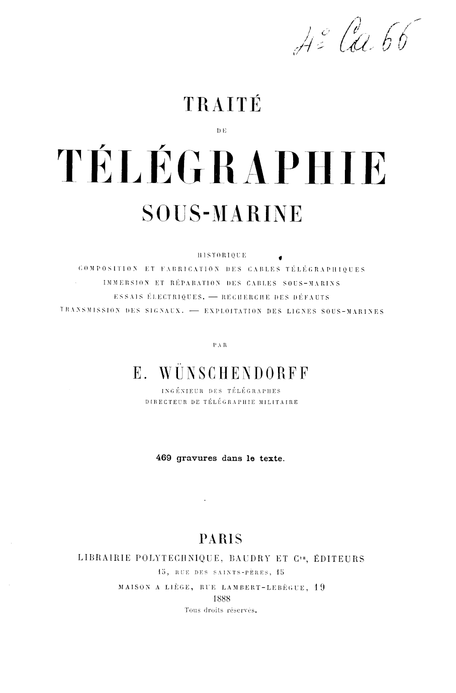 Page de titre du 4CA66