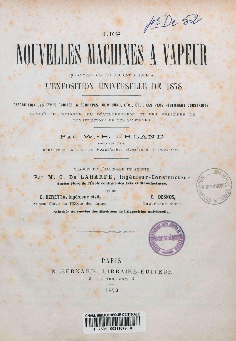 Page de titre du 4DE52