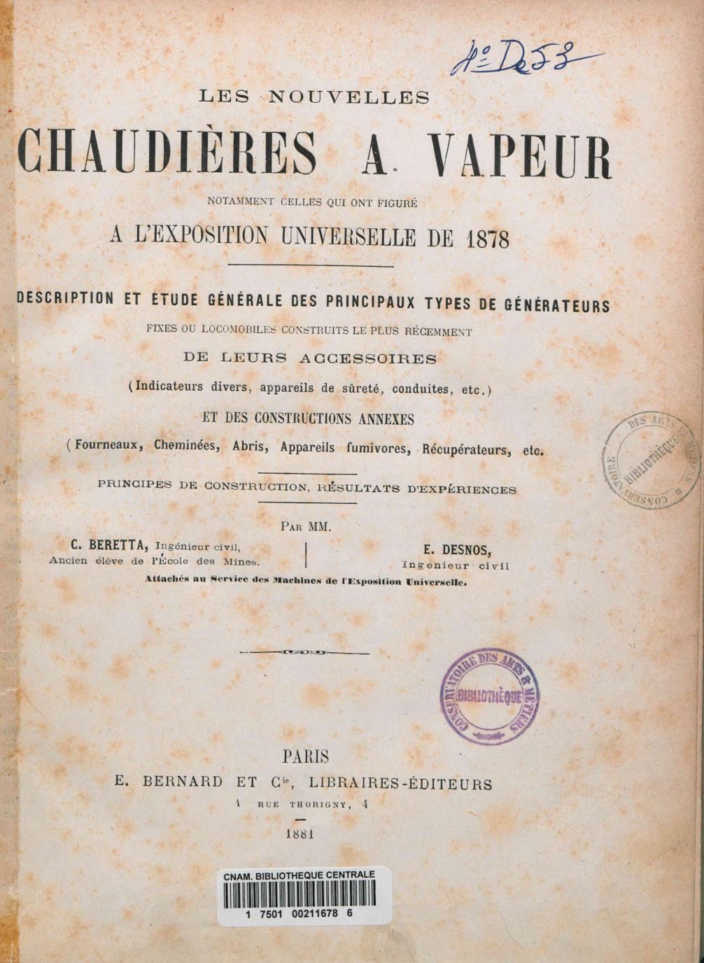 Page de titre du 4DE53