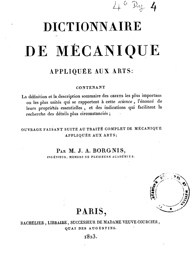 Page de titre du 4DY4.10