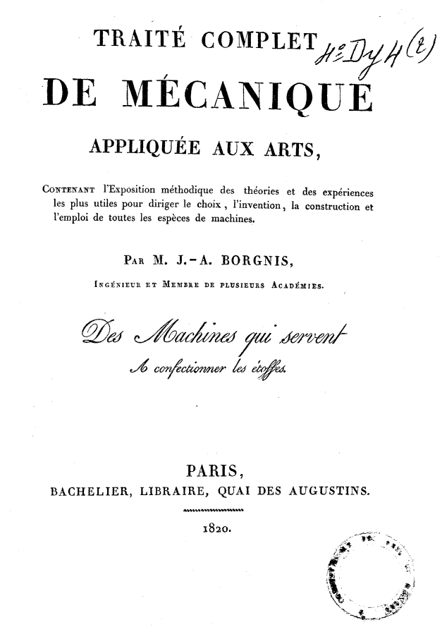 Page de titre du 4DY4.7