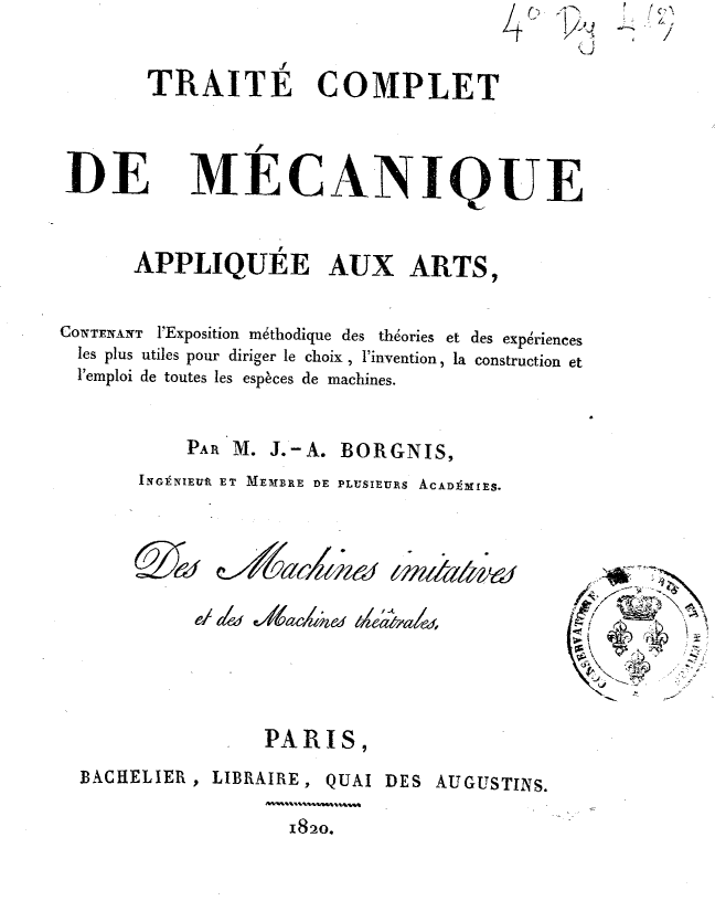 Page de titre du 4DY4.8