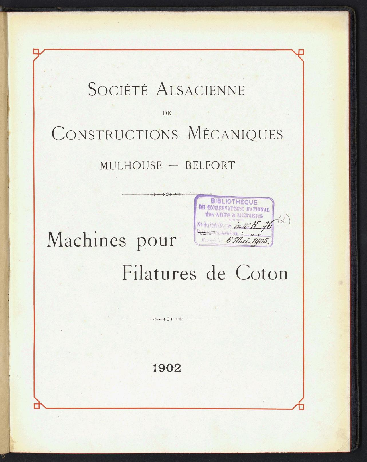 Page de titre du 4K76.1