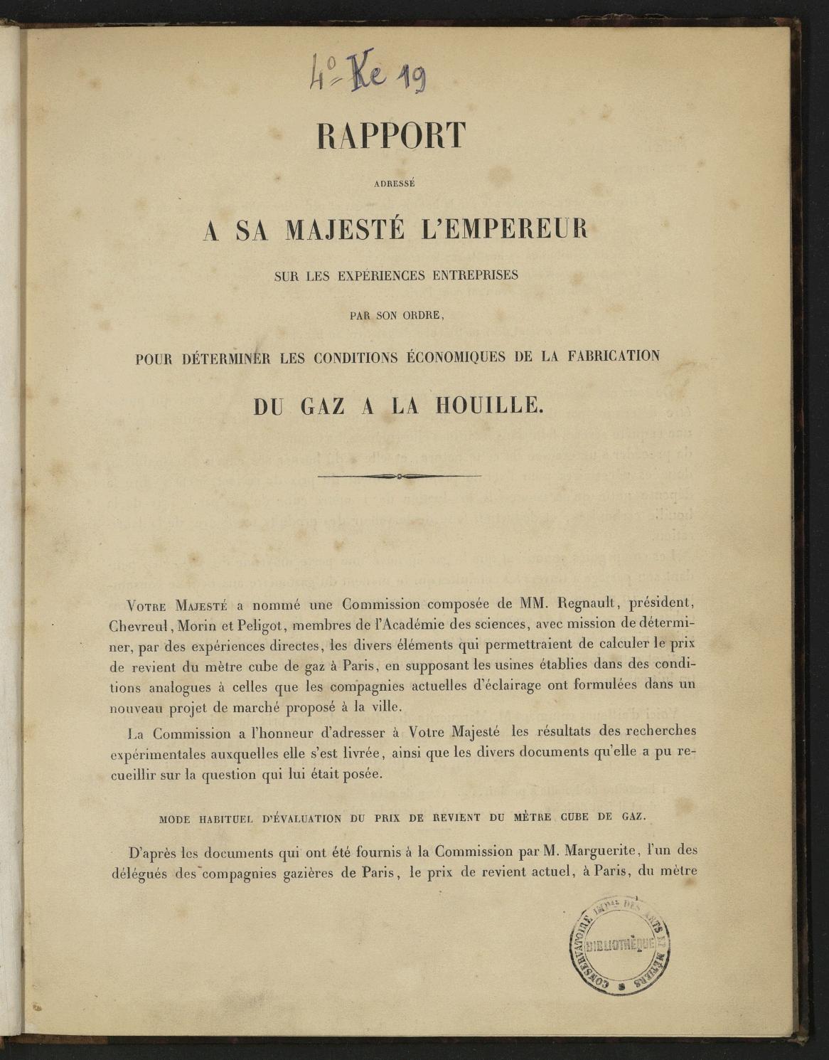 Page de titre du 4KE19