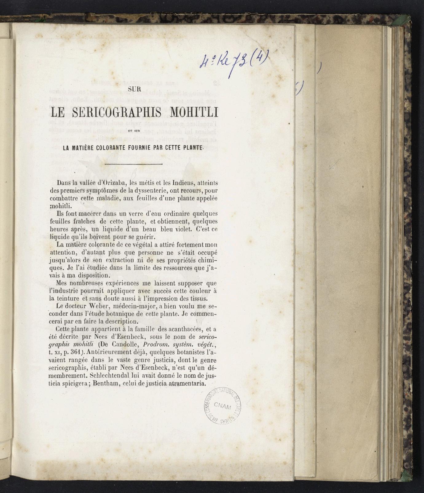 Page de titre du 4KE73.4