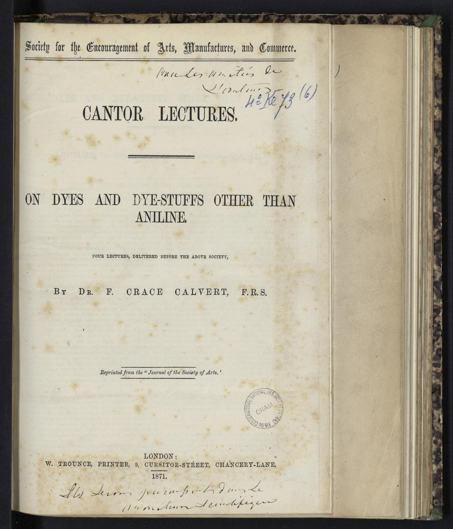 Page de titre du 4KE73.6