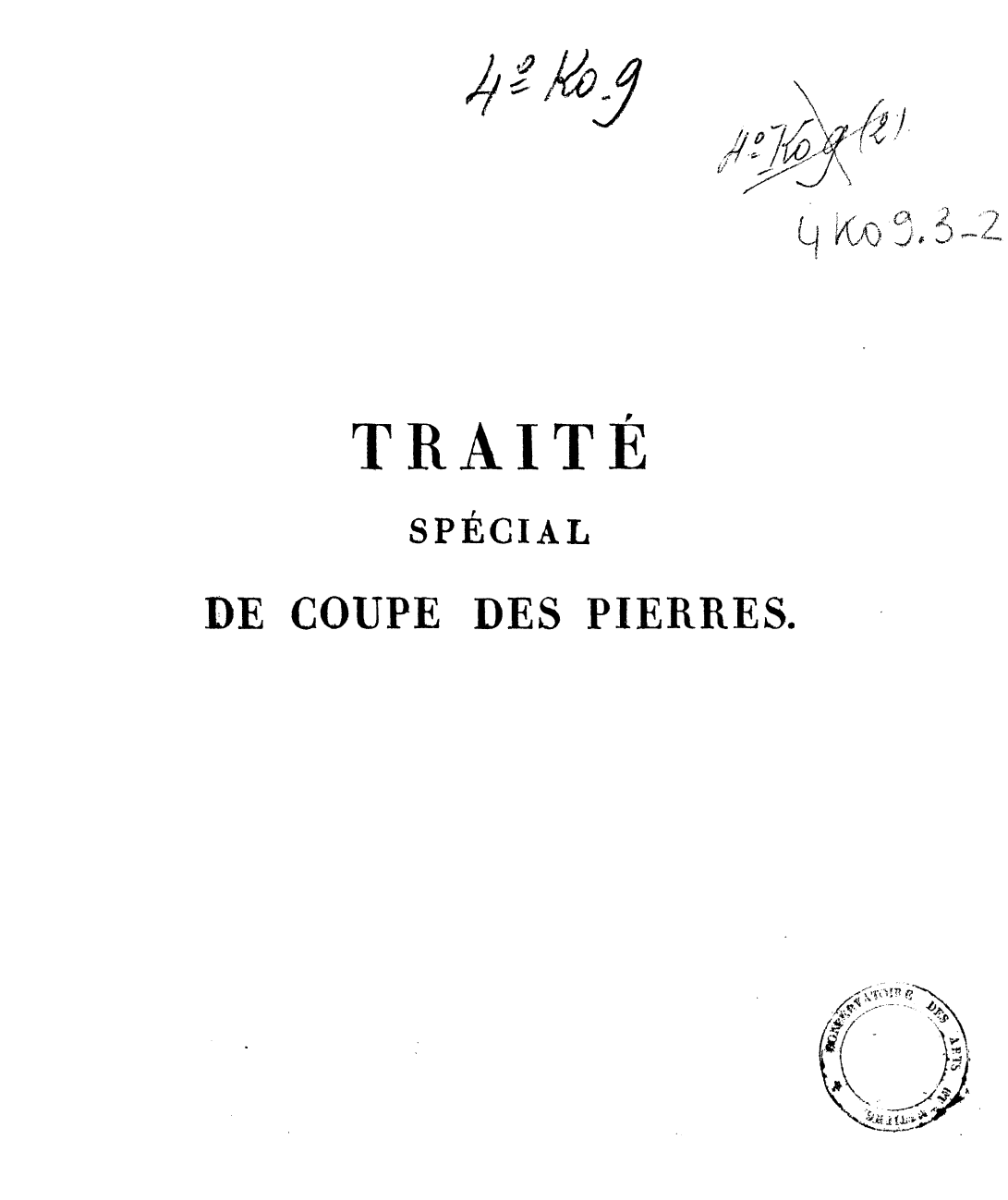 Page de titre du 4KO9.3-2