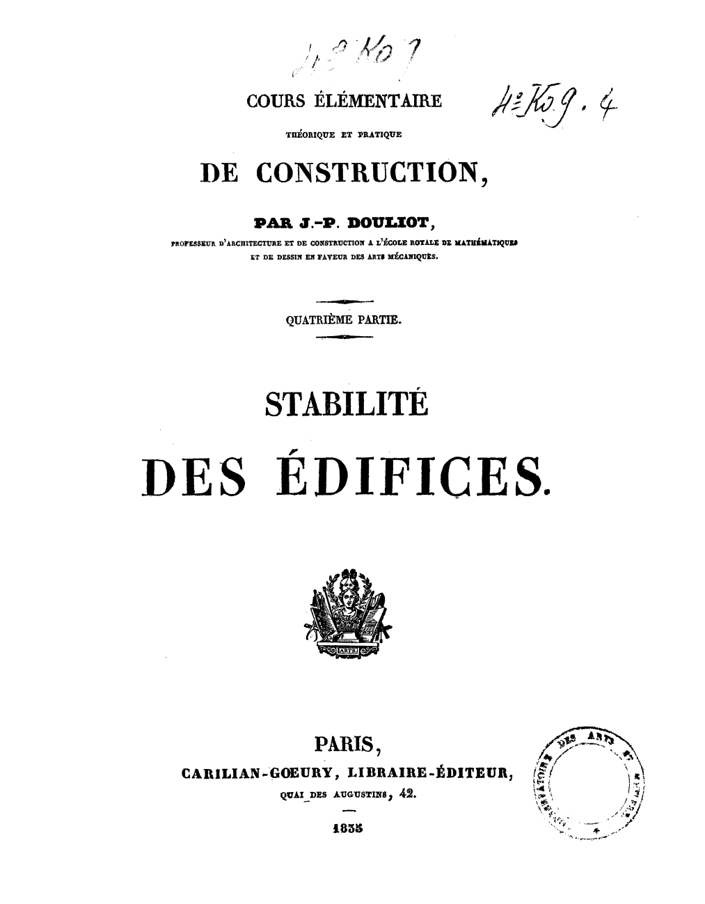 Page de titre du 4KO9.4